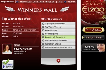 10 casino have list more online top winner