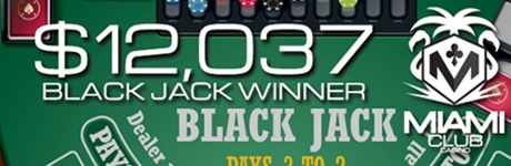12k blackjack win miami