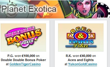 CR winners planet exotica slot