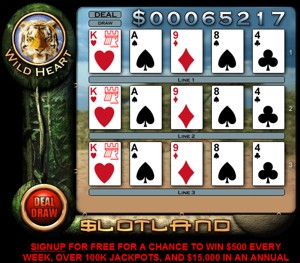 Wild Heart Video Poker