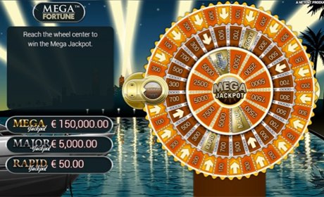 mega fortune jackpot wheel